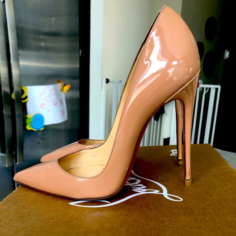 Christian Louboutin So Kate 120mm sz 38 nude